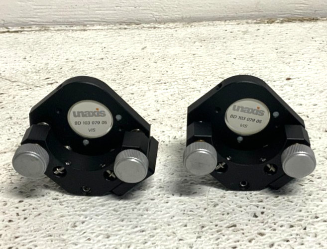 Lot Of 2 Edmund Optics Unaxis Compact Rotation Kinetic Optical Mounts VIS 241K