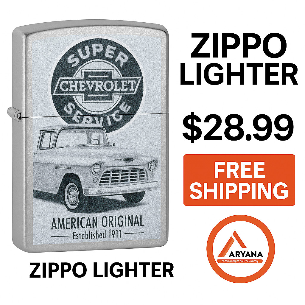 ZIPPO LIGHTER CHEVROLET SUPER SERVICE 1CT – FREE SHIPPING – $28.99
