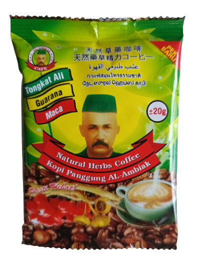 20g Sachets Green Herbal Instant Coffee for Men gives Energy & Enhancement