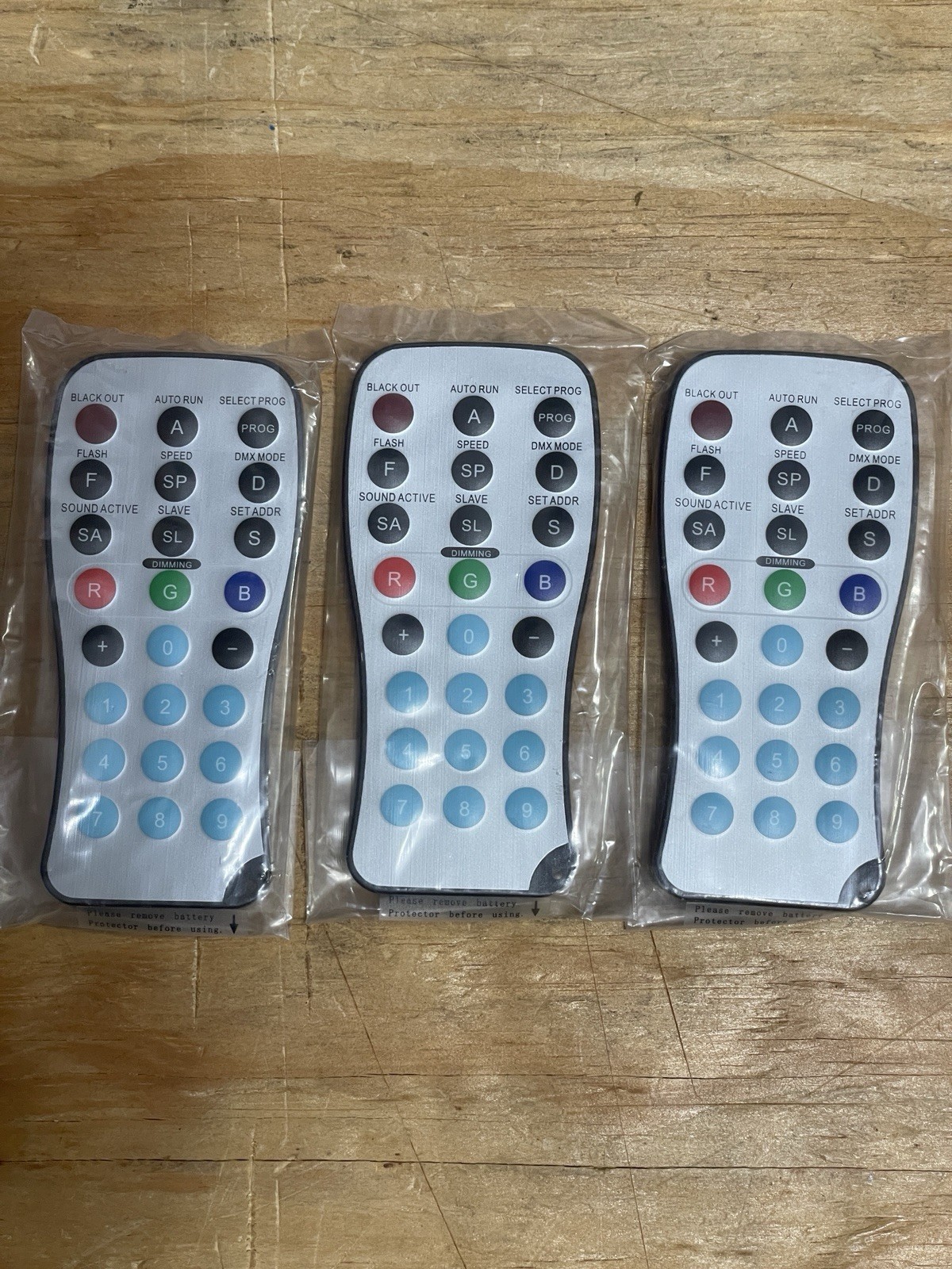 3x ADJ LED RC Remote Control DMX IR RGB American DJ Lighting Controller NEW