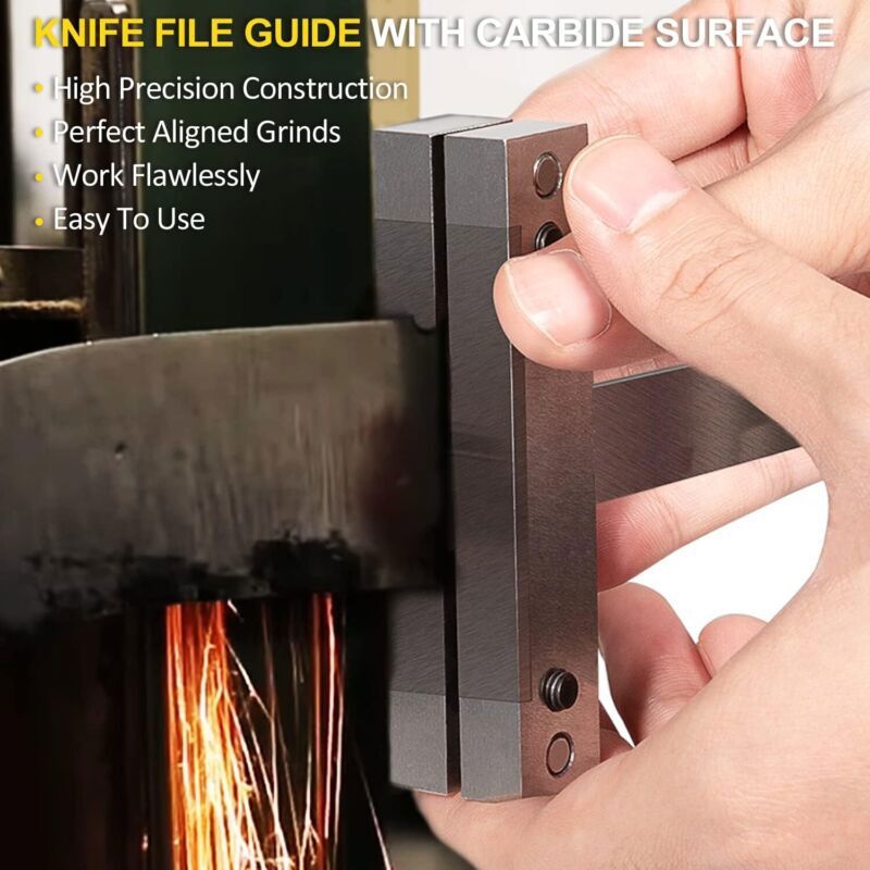 For Knife Making Tool Knife Makers grinding jig File Guide with Carbide Surface