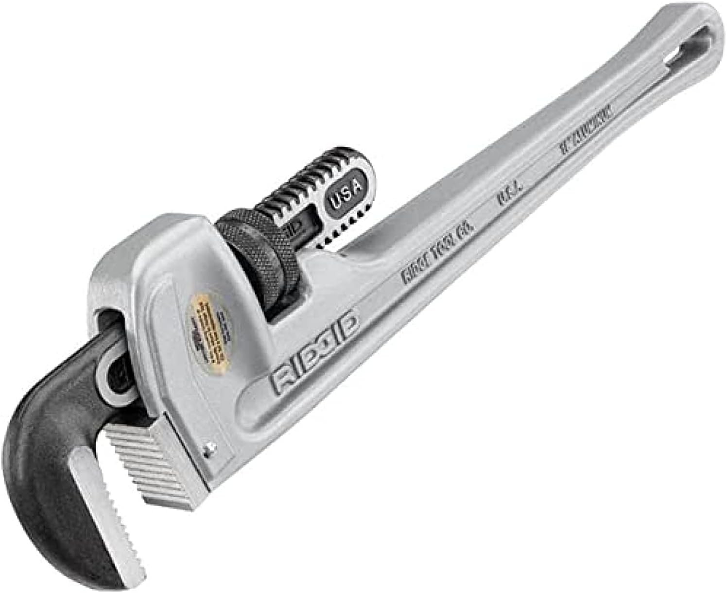 Aluminum Straight Pipe Wrench, 18-inch Plumbing Wrench Model 818