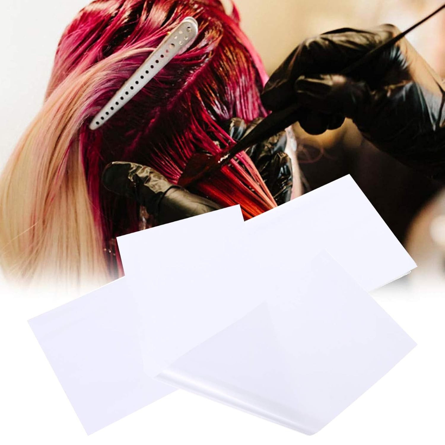 200 Sheets Hair Dye Paper Release Salon Tool Hairdressing Tool...