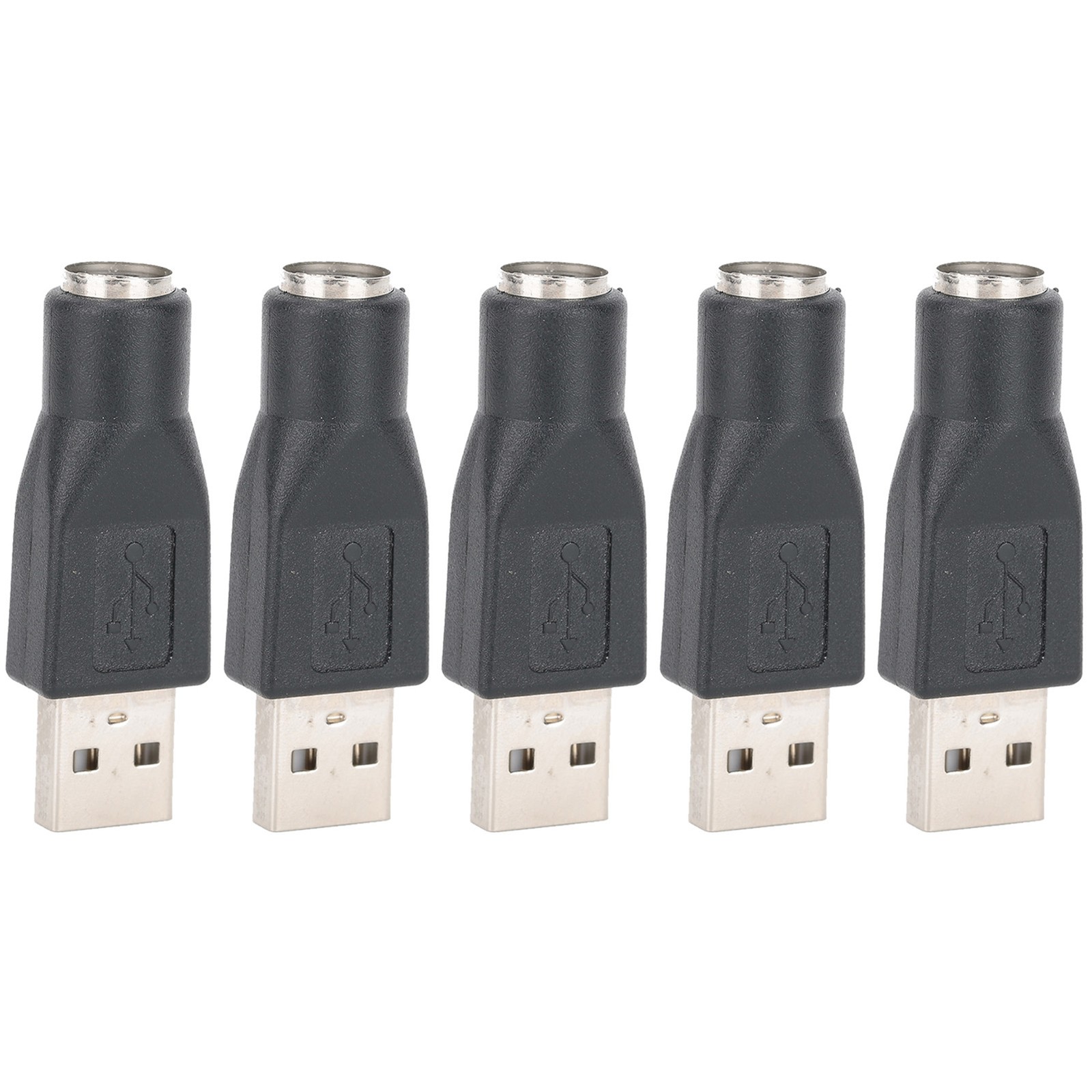 5PCS USB Male To For PS/2 Female Adapter Converter For Keyboard Mouse With HRUV