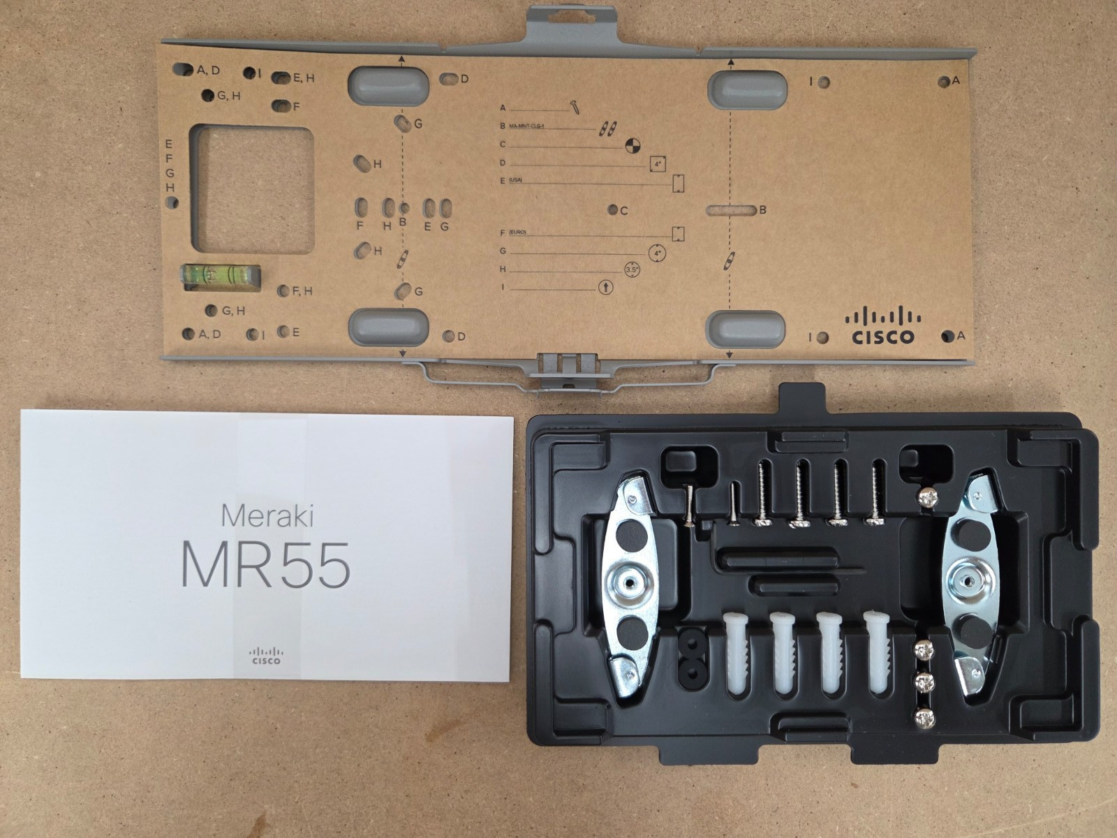 NEW OEM Cisco Meraki Mount KIT + Screws for MR55 Wireless Access Point