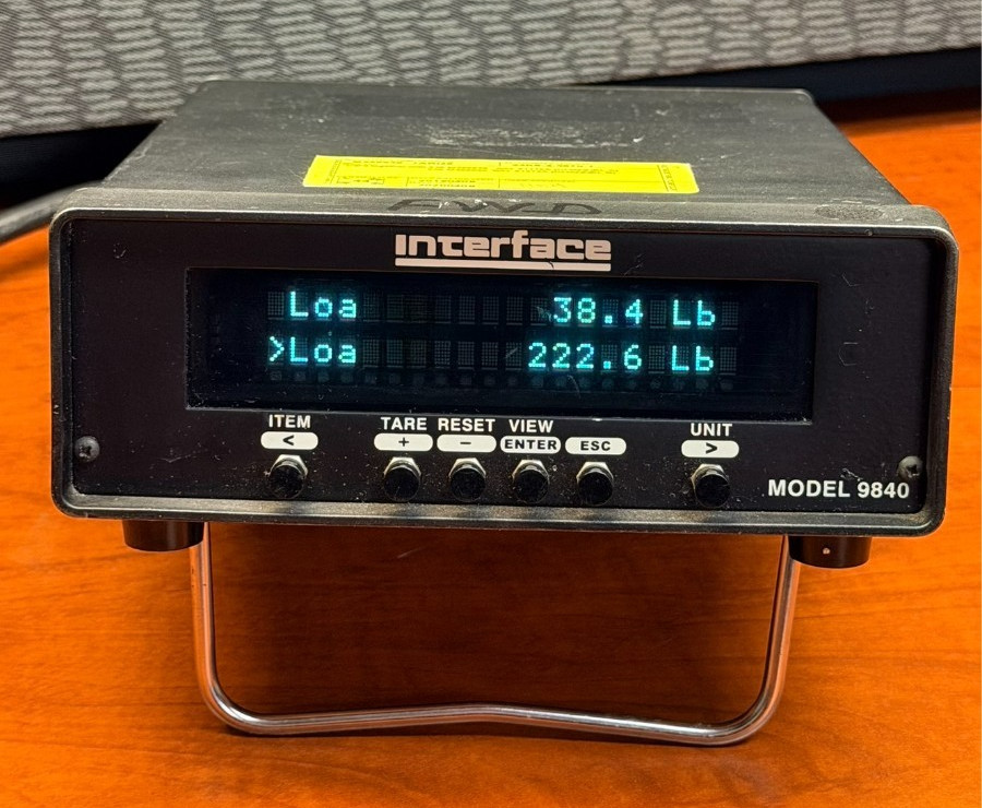 Interface 9840 Calibration Grade Multi Channel Load Cell Indicator