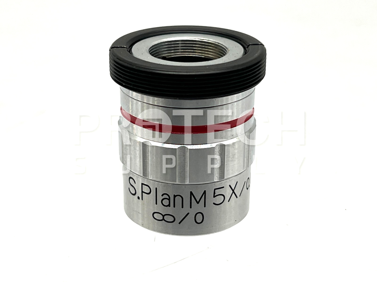 Meiji 14962 Microscope Objective S.Plan M5X/0.10 GUARANTEED