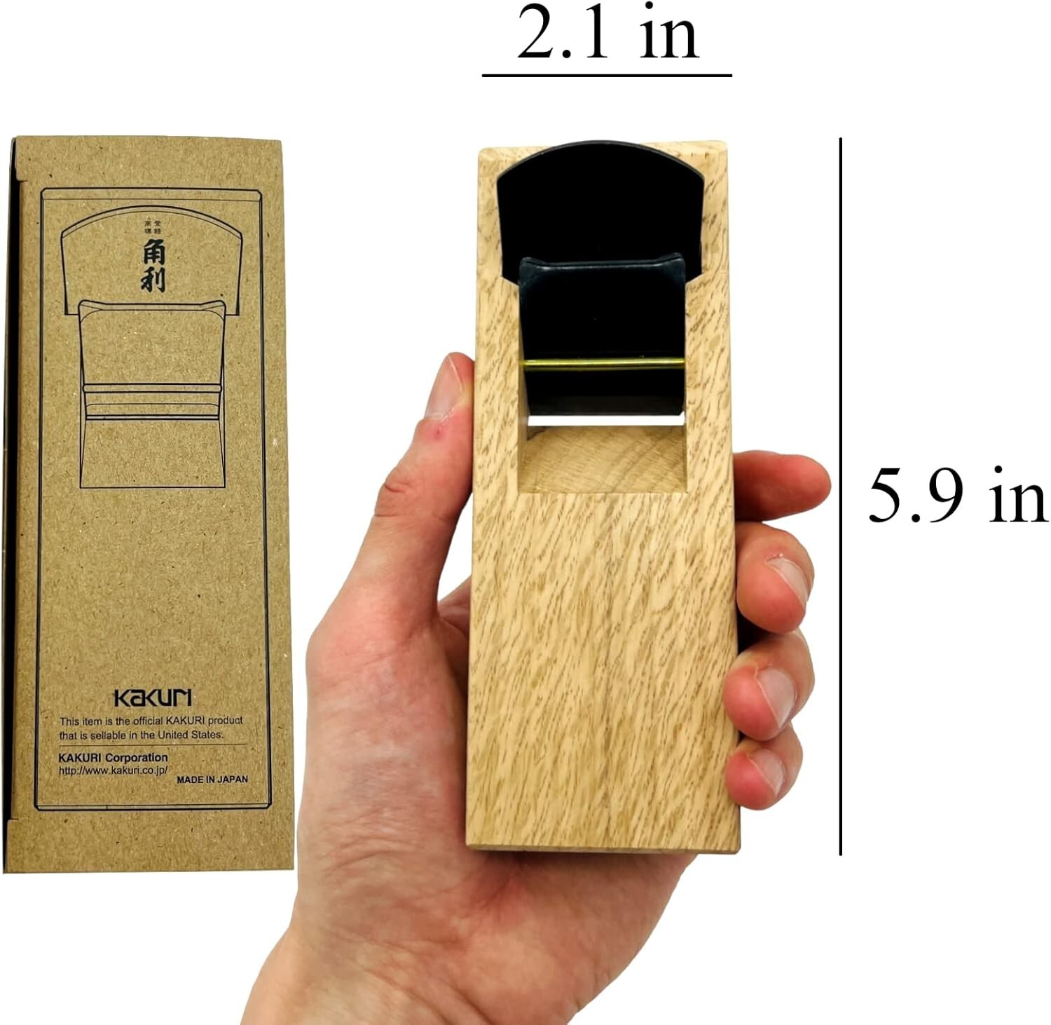Kakuri Sangyo Mini Plane Blade Width 42mm Wood Surface Finishing Processing