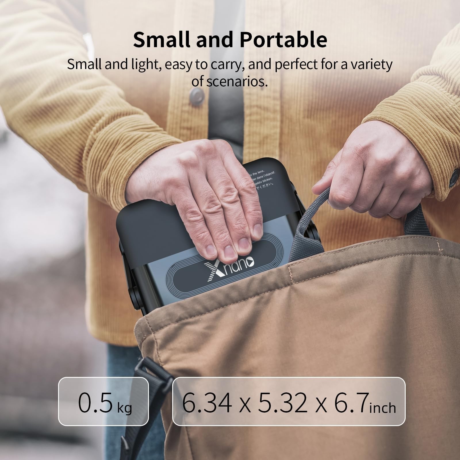 Mini Projector 4K support with WiFi 6 and Bluetooth 5.0, 4w Speaker, Auto Ver...