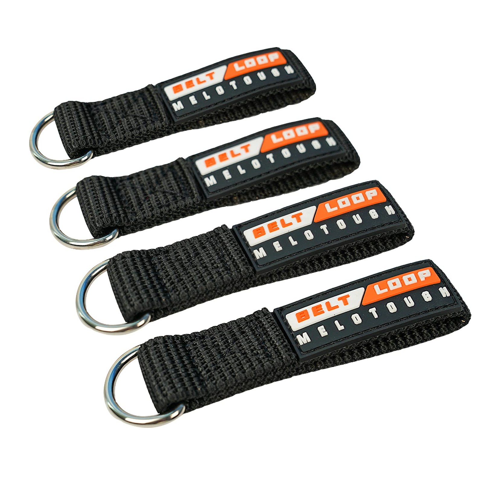 Heavy Duty Suspenders Loop Attachment for 2.25-2.5" Belts, 4 Pack