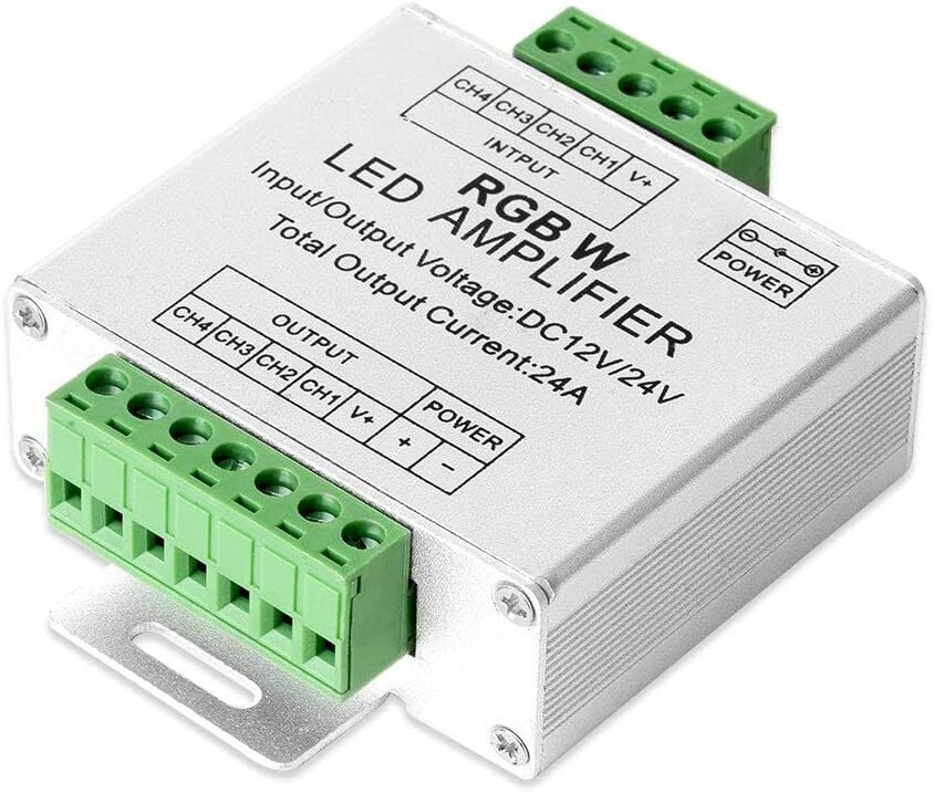 Single Color CCT RGB RGBW LED Strip 4 Channel Signal Amplifier Controller
