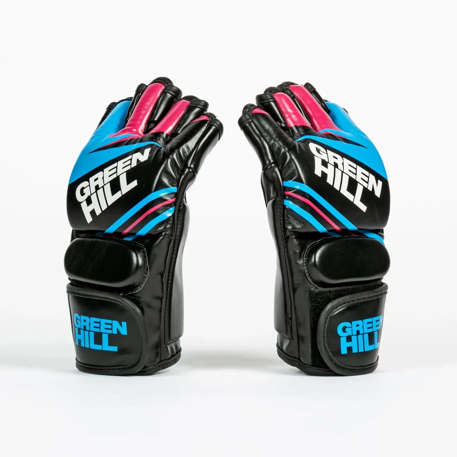 Green Hill MMA Gloves CHROMA RAGE Grappling Punching Bag Training Kick Boxing