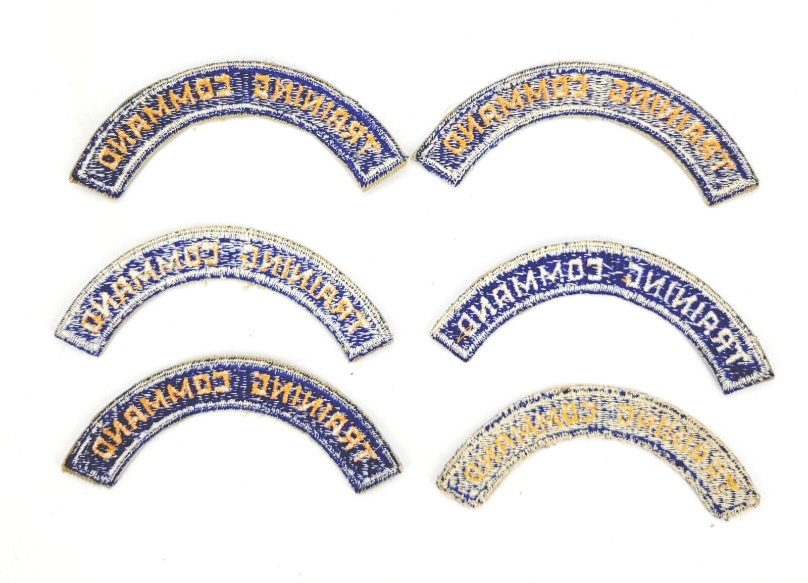 6-WW2 USAAF Army Air Forces Air Training Command Tab Patch Cut-Edge