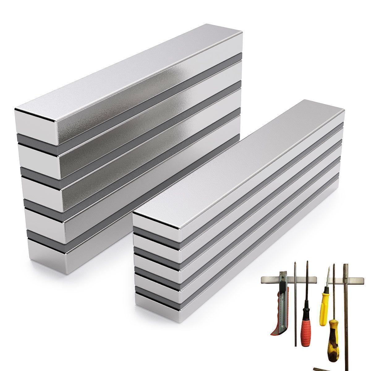 Lot 60x10x5/3mm Strong Neodymium Magnets Rare Earth Lifting Magnets N52