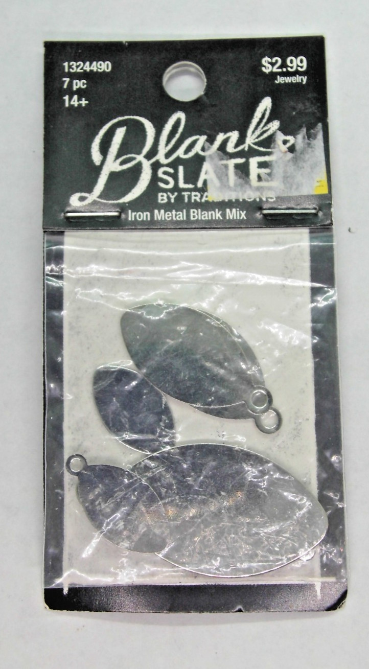 Blank Slate by Traditions #1324490 Iron Metal Blank Mix 7 pieces - Details Below
