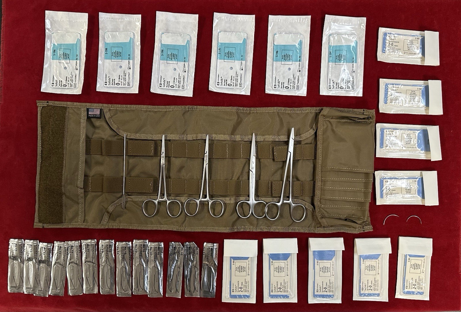TacMed Solutions Tactical Surgical Kit Medic Military Coyote brown