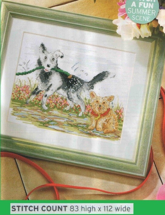 IT'S A DOGS LIFE  CROSS STITCH PATTERN ONLY   EQ - EER