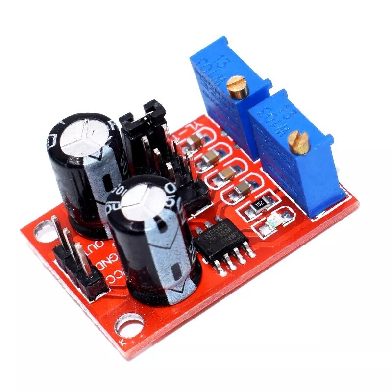 4Pc NE555 Duty Cycle Pulse Frequency Adjustable Square Wave Generator Module NEW
