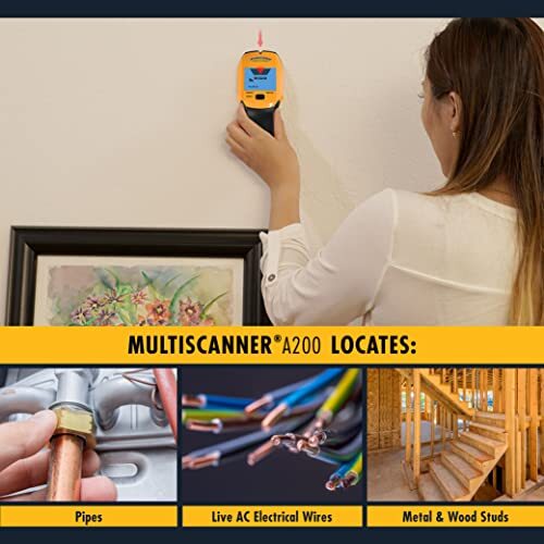 Zircon Multiscanner A200 Electronic Wall Scanner / Metal Detector/ Live AC Wi
