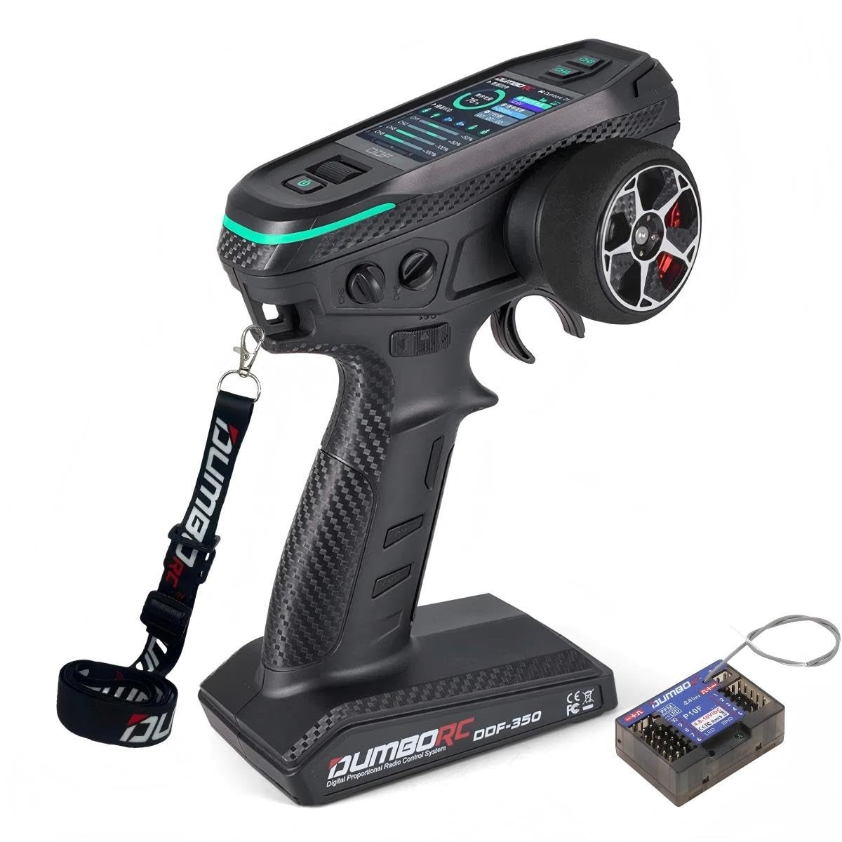 DDF-350 with P10F RC Radio Transmitter and Receiver 10 Channel HD Screen 10CH...