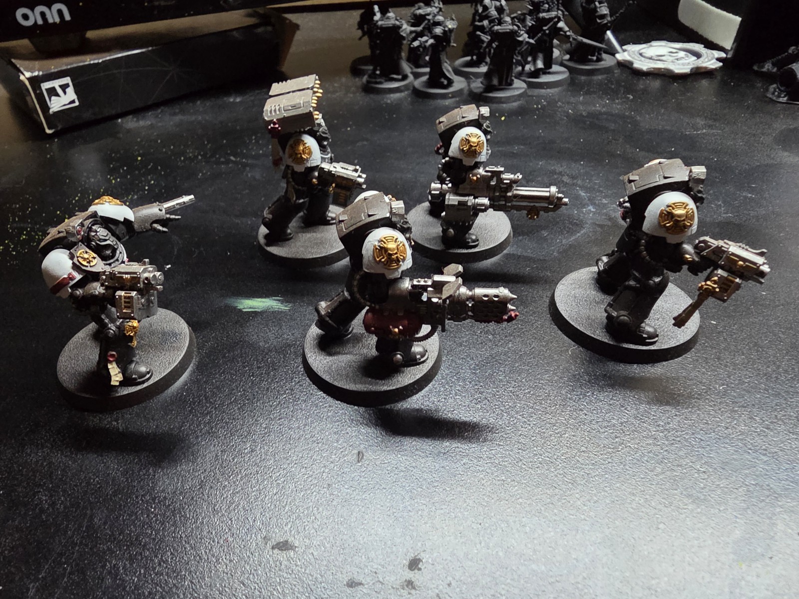 Games Workshop Warhammer 40K Space Marines Painted Terminator Squad