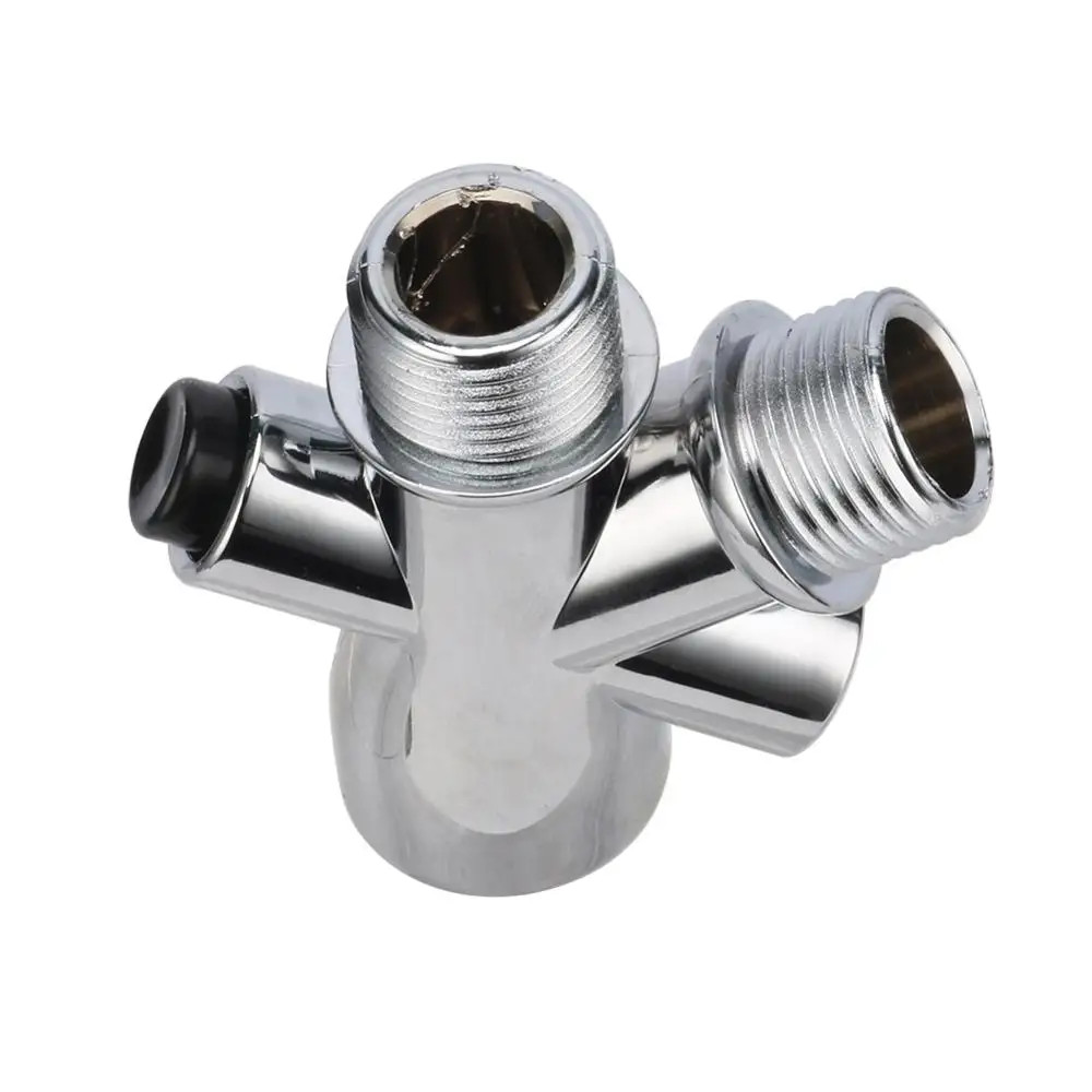 Shower Head Water Splitter Water Separator Adapter 1/2" Male Outlet Female Inlet