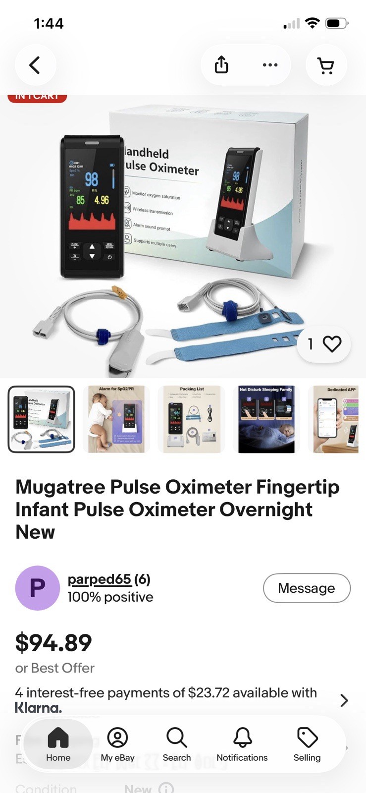 Handheld Pulse Oximeter