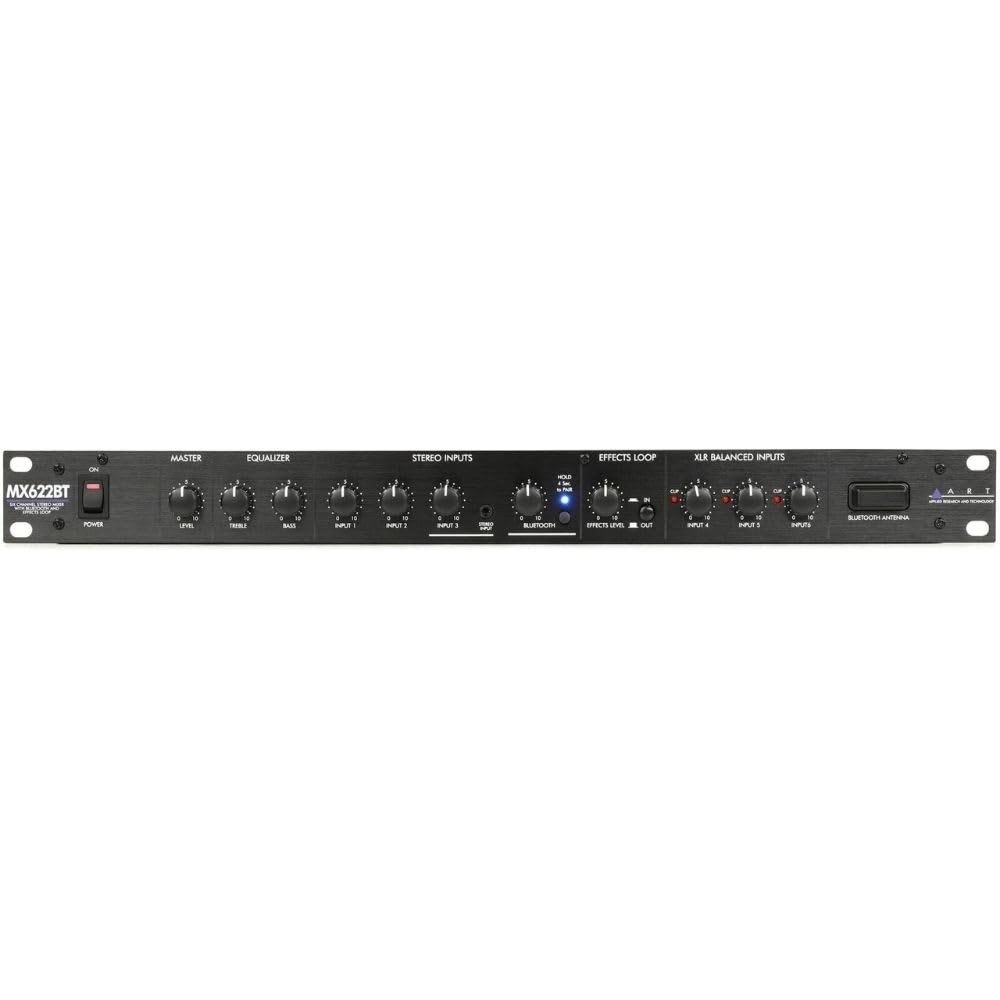 ART MX622BT 6-channel Stereo Mixer with Bluetooth