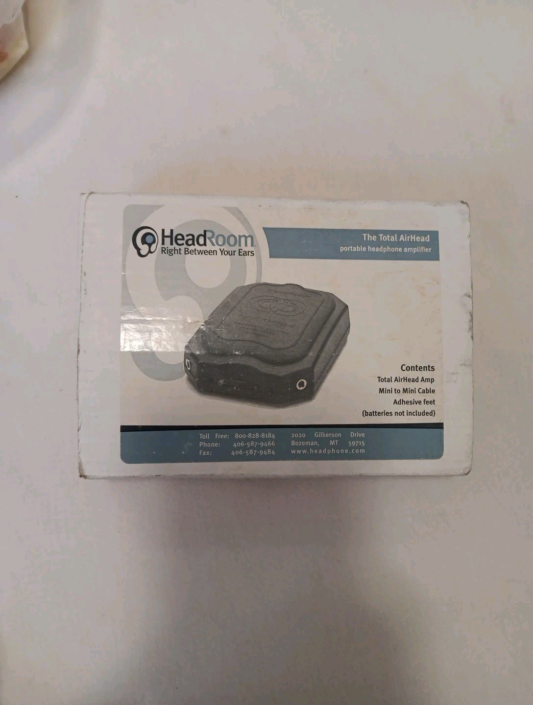 headroom right between ears the total airhead portable headphone amplifier