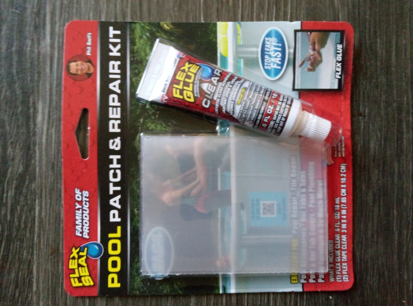 Flex Seal Clear Pool Patch & Repair Kit Works Underwater MADE in the USA
