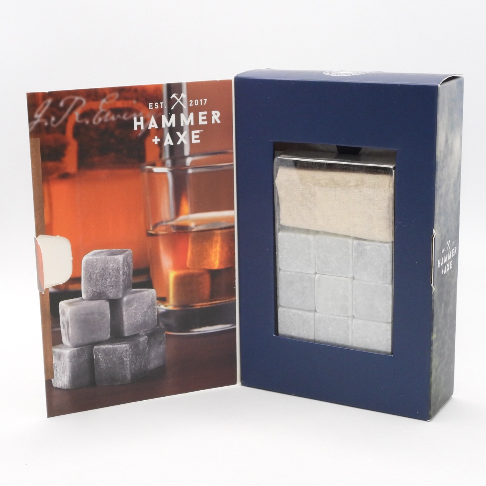 Hammer + Axe Whiskey Stones (10 pc drink set)