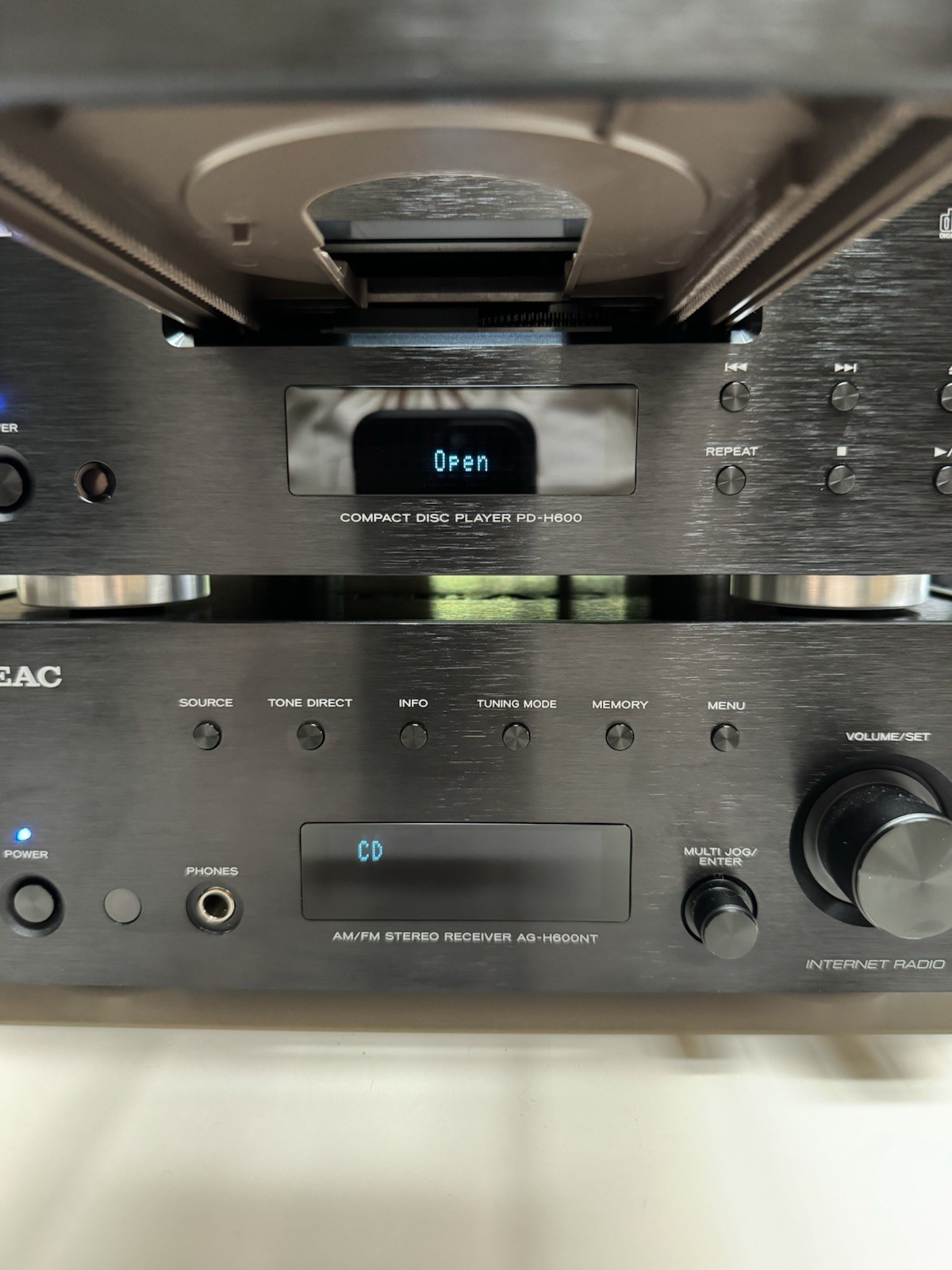 TEAC AG-H600NT / PD-H600 Receiver - CD Player combo