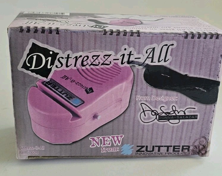 Zutter Distrezz-it-All Pink Distressing Tool by Donna Salazar-Tested Works