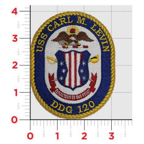 DDG-120 USS Carl M. Lewis Patch - Sew on, 4"