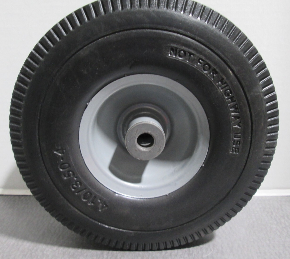 Rolair Air Compressor Replacement Wheel Solid Flat Free Polyurethane Tire WLS50