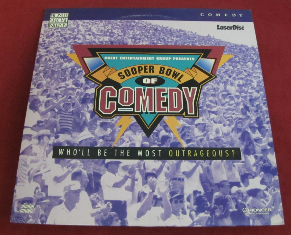 Sooper Bowl Of Comedy (1987, Laser Disc Mint, Sleeve LN)