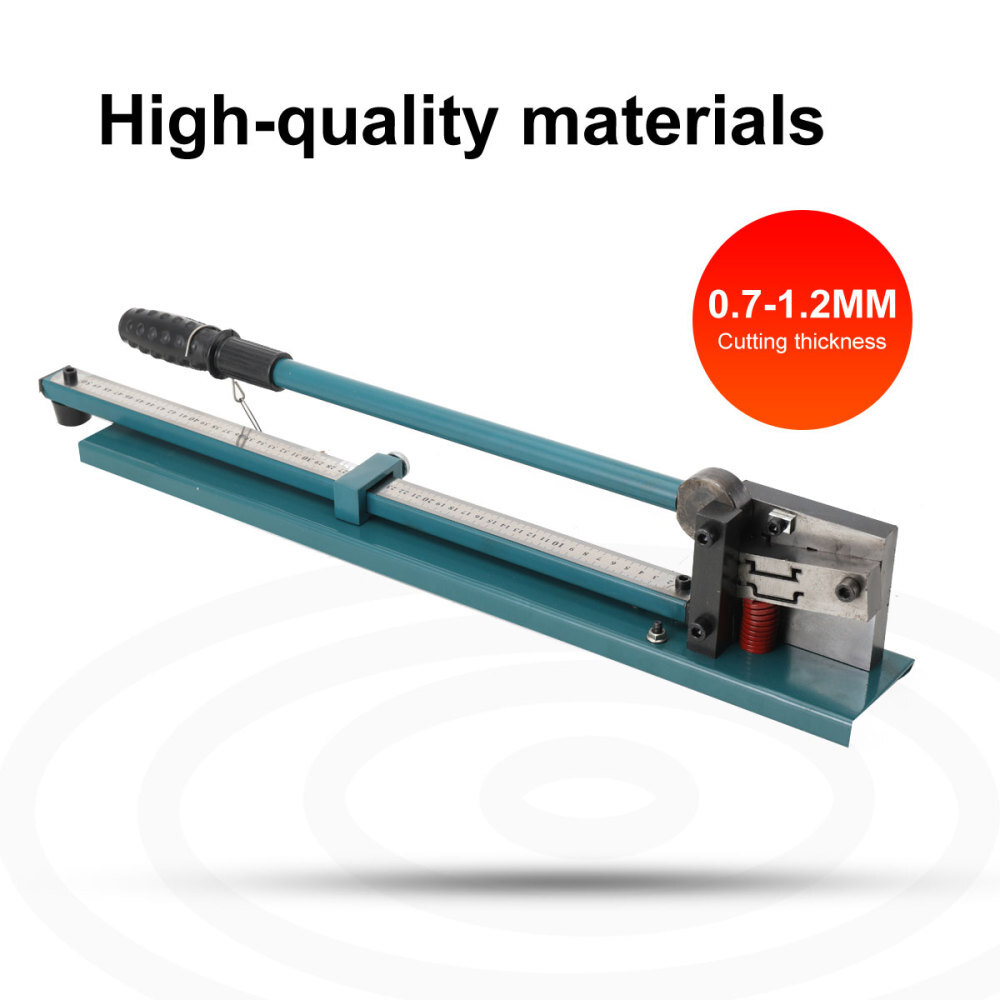 Manual DIN Rail Cutter 7mm/0.3in Aluminum Rail Cutting Machine & Measuring Ruler
