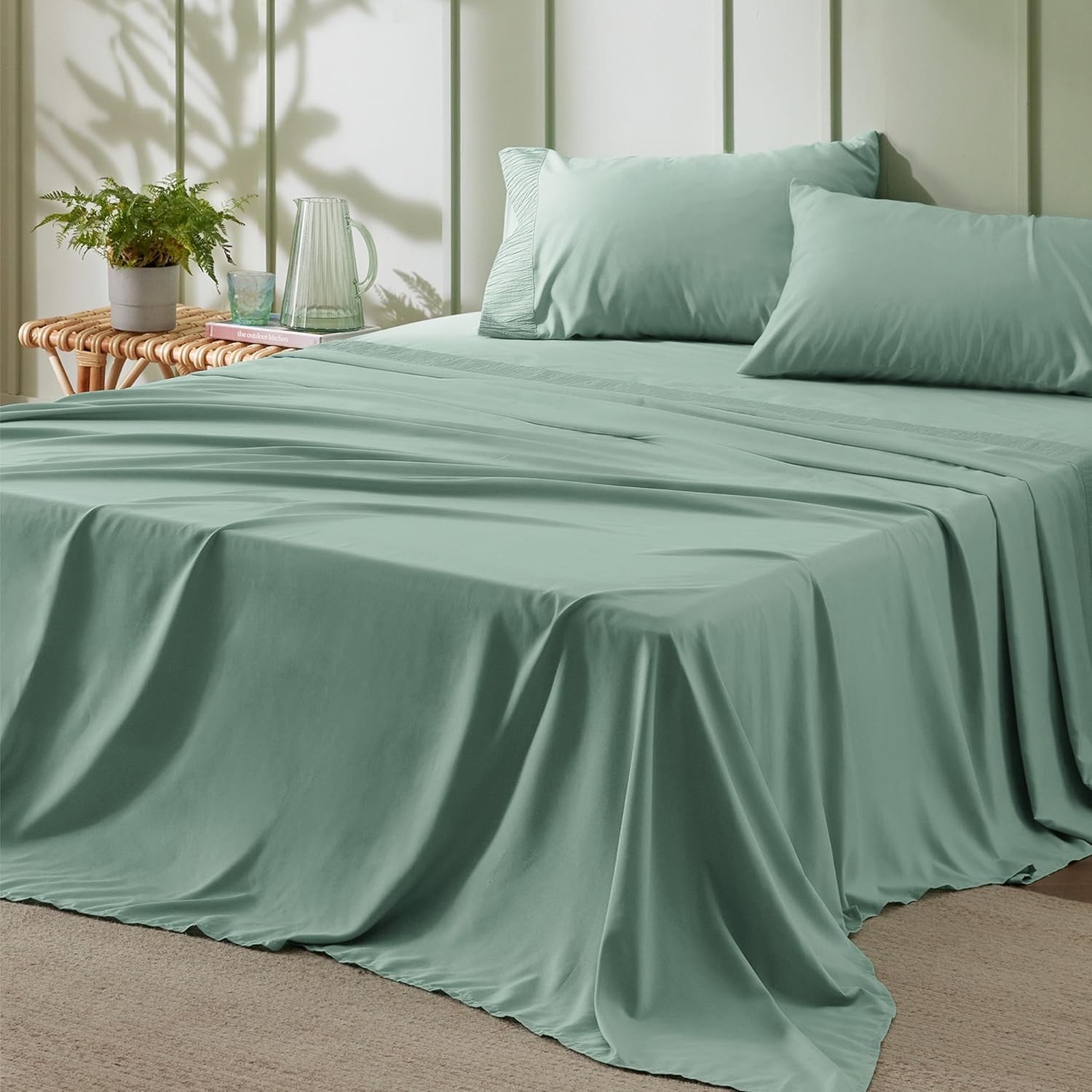 Sheet Set - 4 Pieces Soft Size Sheets - Breathable