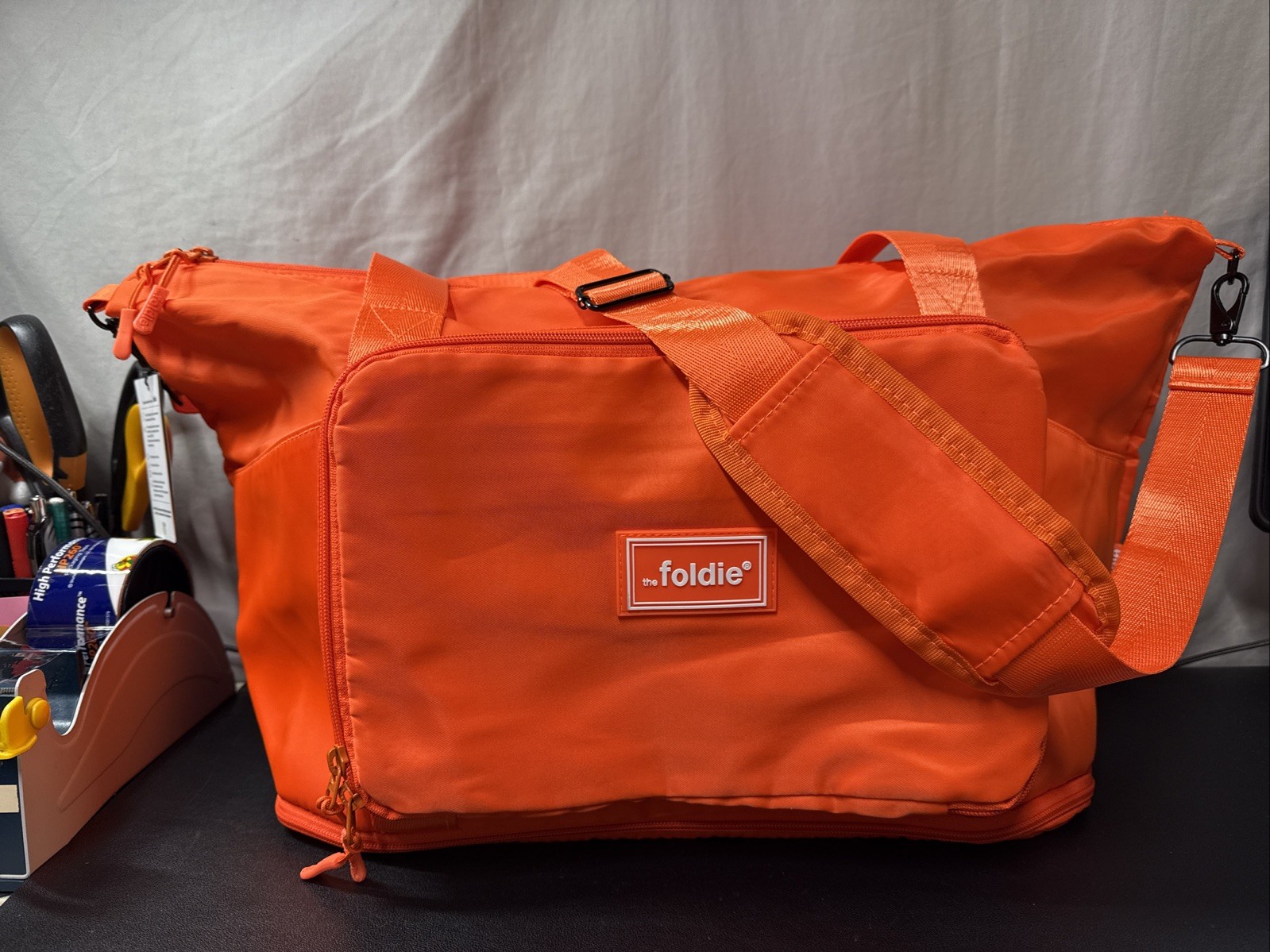 The Foldie Travel Bag •Orange• Brand New