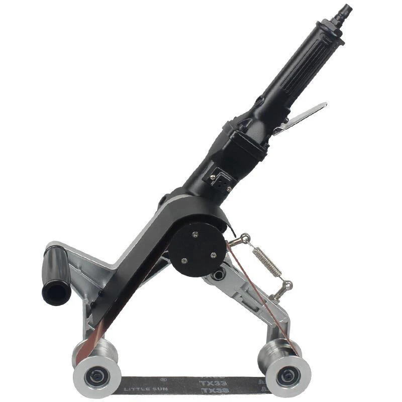 GY-1492 Pneumatic Belt Sander Round Tube Drawing Round Tube Polishing Tool
