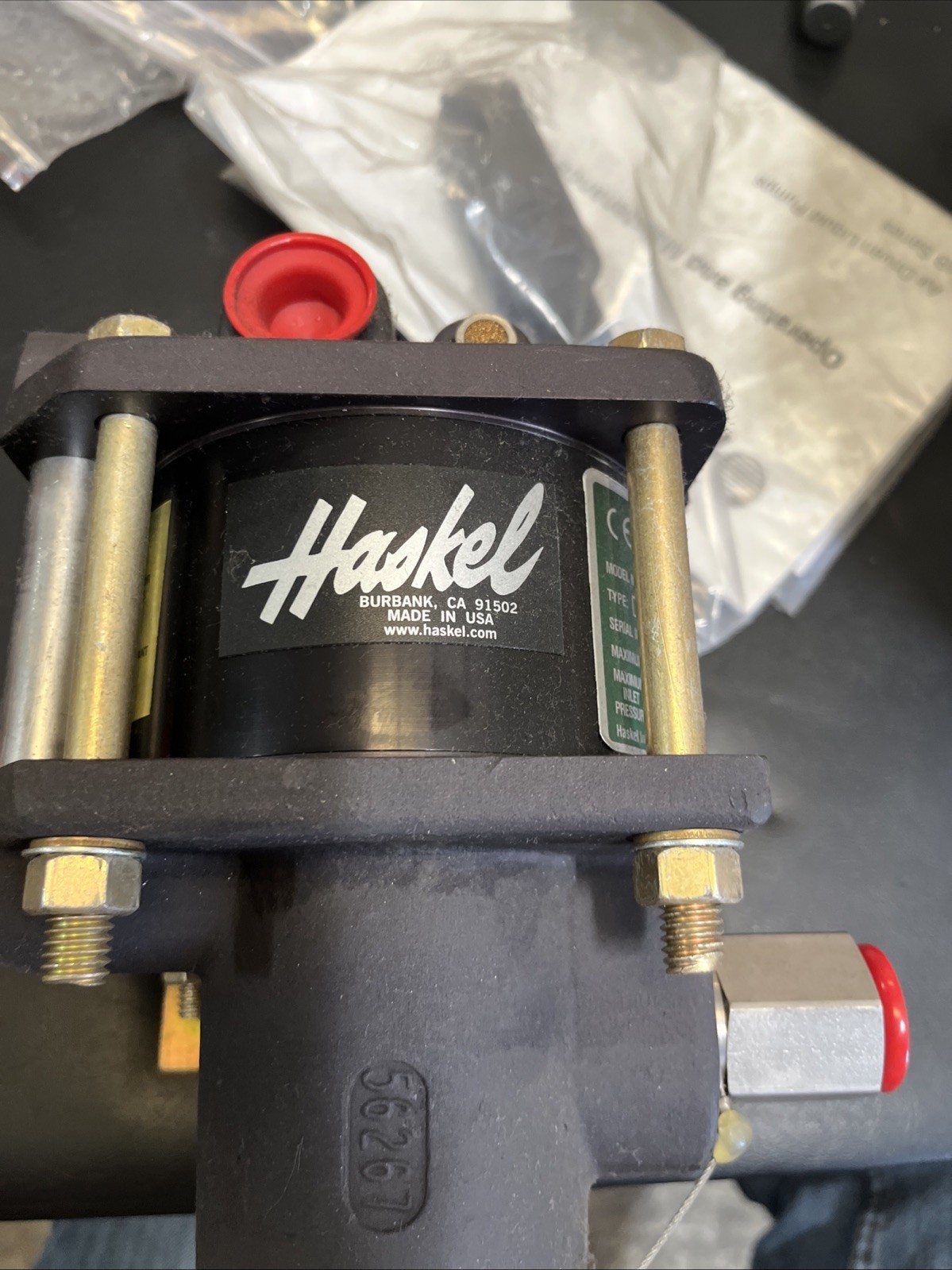HASKEL 4B-30 AIR DRIVEN FLUID PUMP
