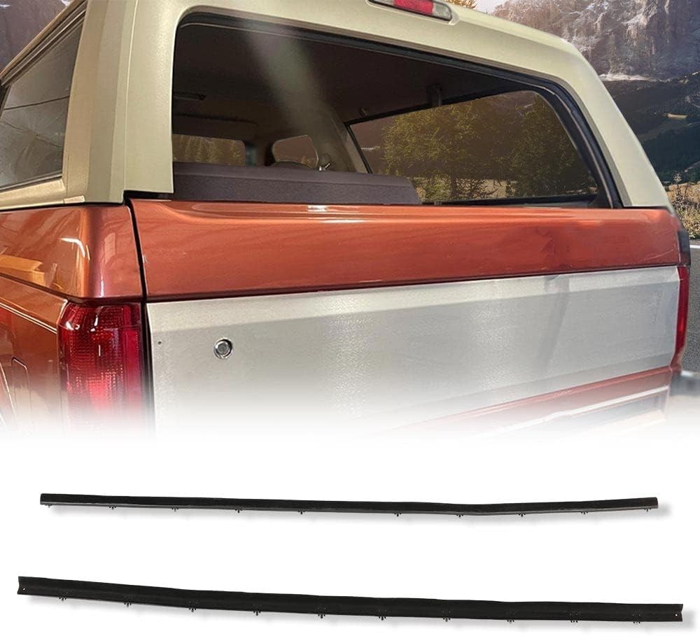 Tailgate Tail Gate Window Sweep Weatherstrip Seal Set