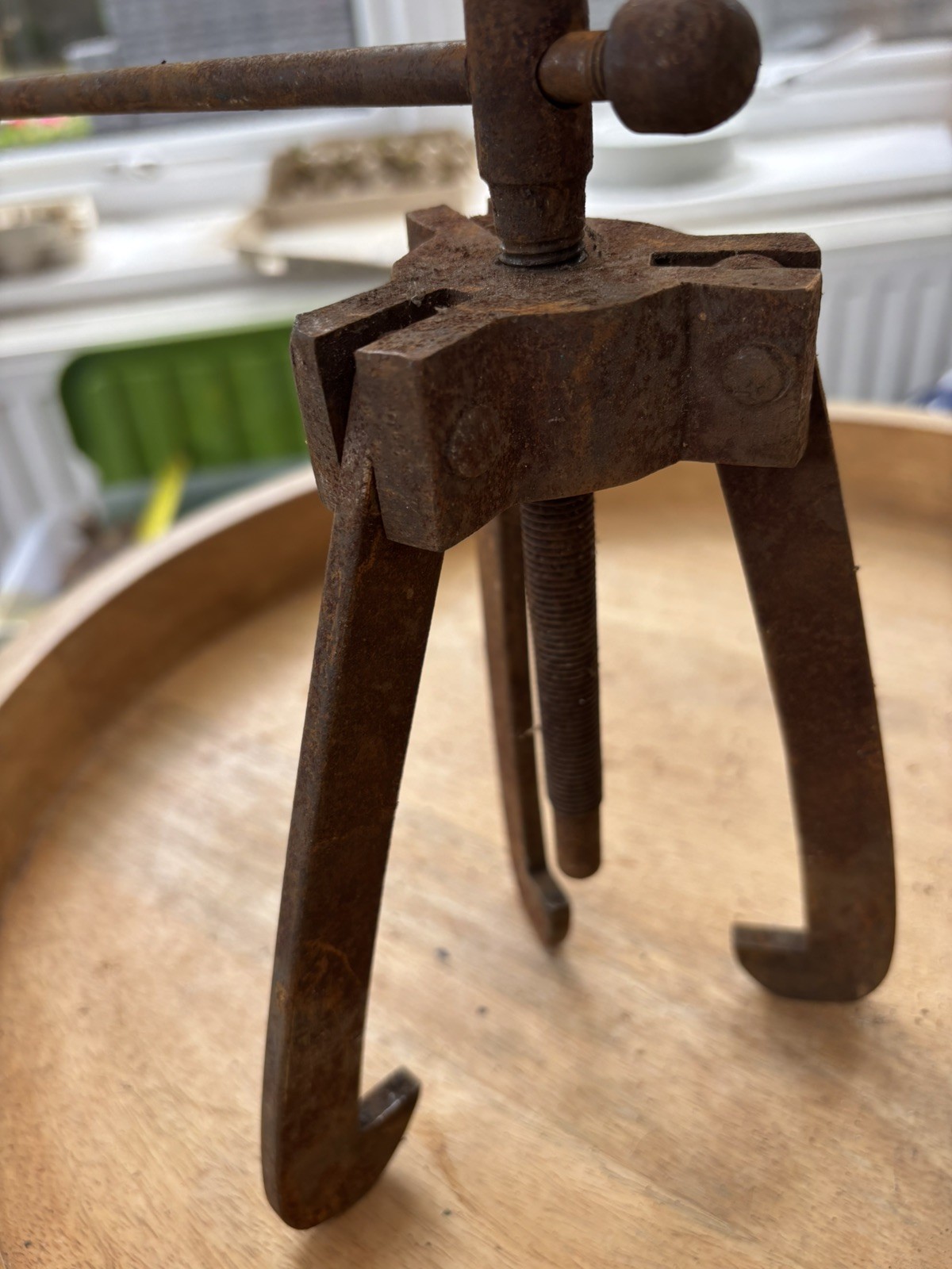 Vintage Bearing Puller Mechanical Tool