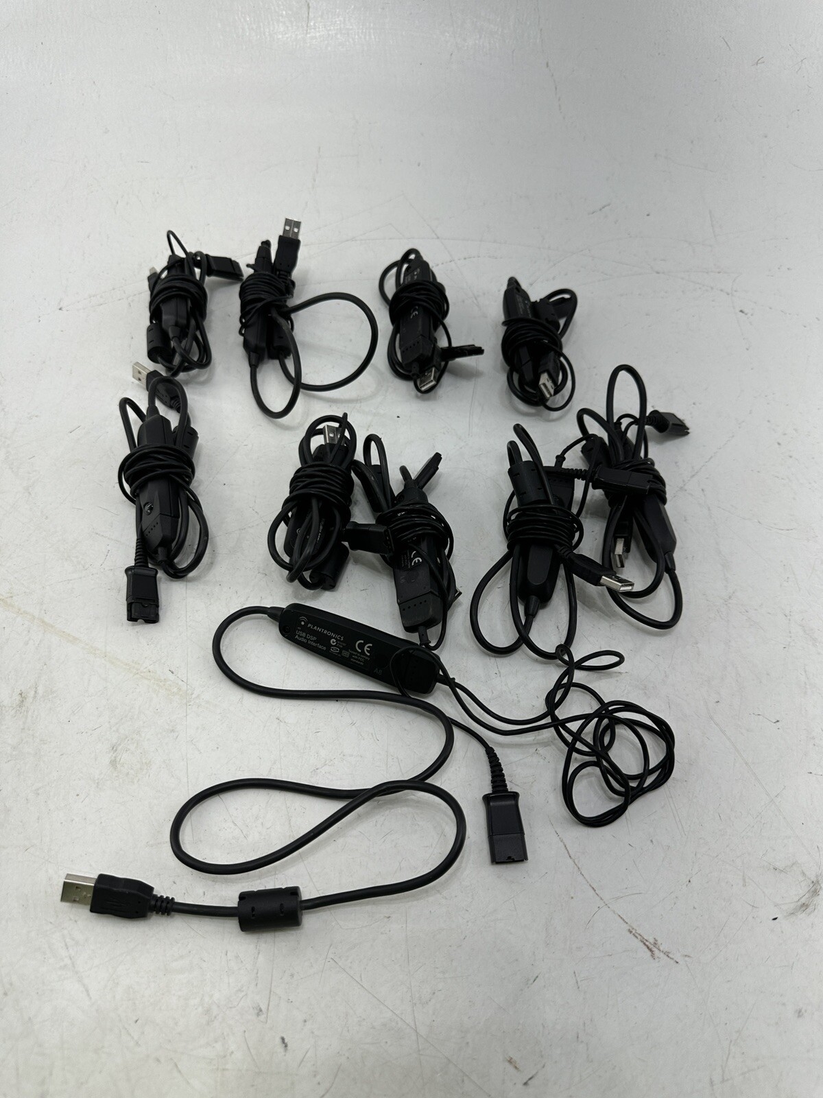 Lot of 10 Plantronics USB DSP Audio Interface Adapter Part Only