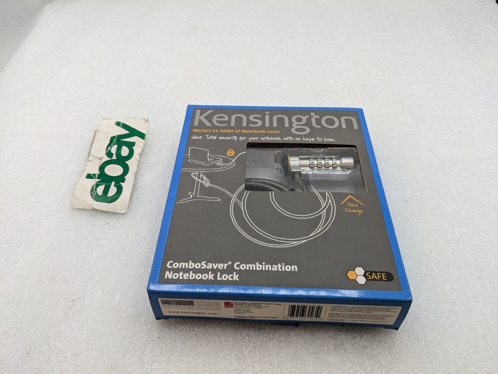 Kensington ComboSaver Combination Portable Notebook Laptop Lock K64561US Free SH