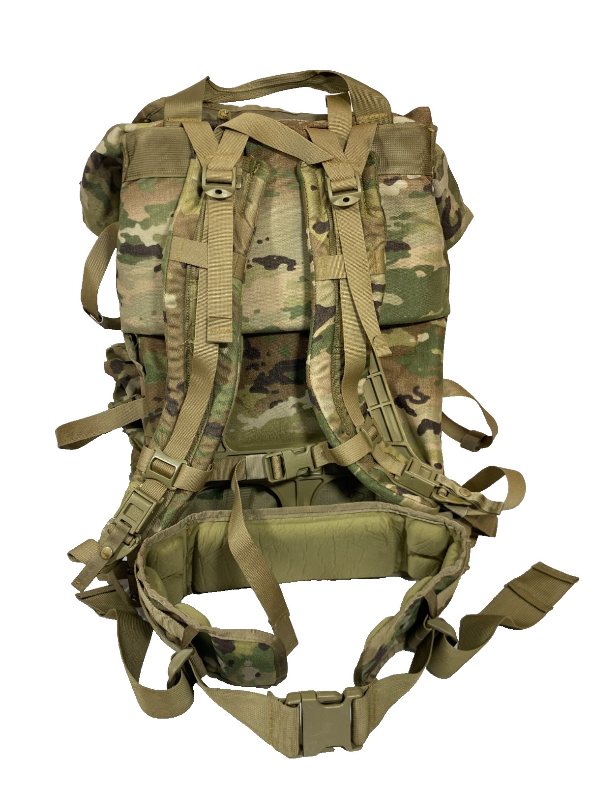 OCP MOLLE 4000 Large Rucksack Set- Set w/Straps, Frame, Pouches Very Good Cond