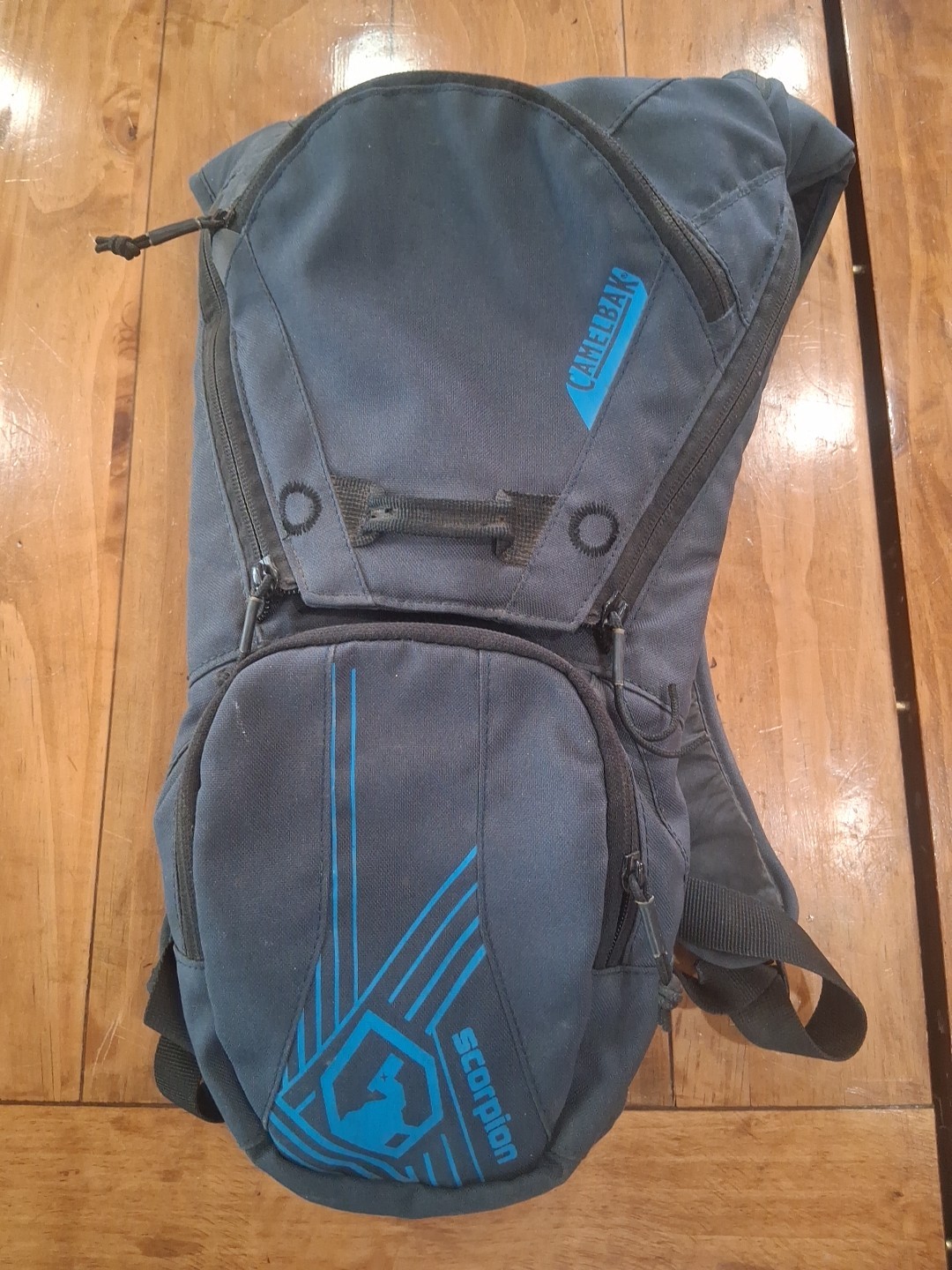 Camelback Scorpion Hydro Back Hydration Back Pack Gray/Blue no bladder