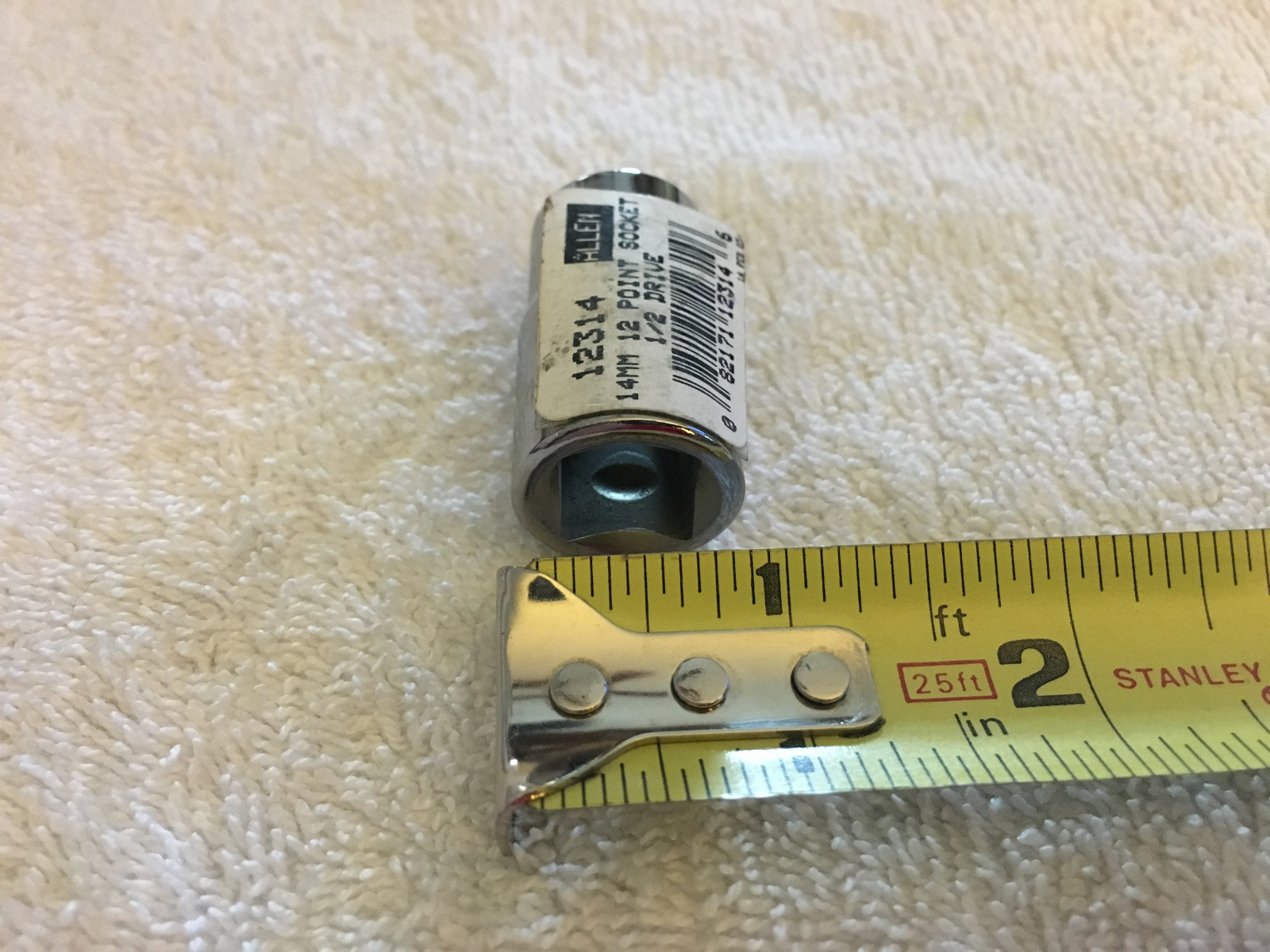 Allen 14mm 12 Point Socket 1/2 Drive 12314 - New