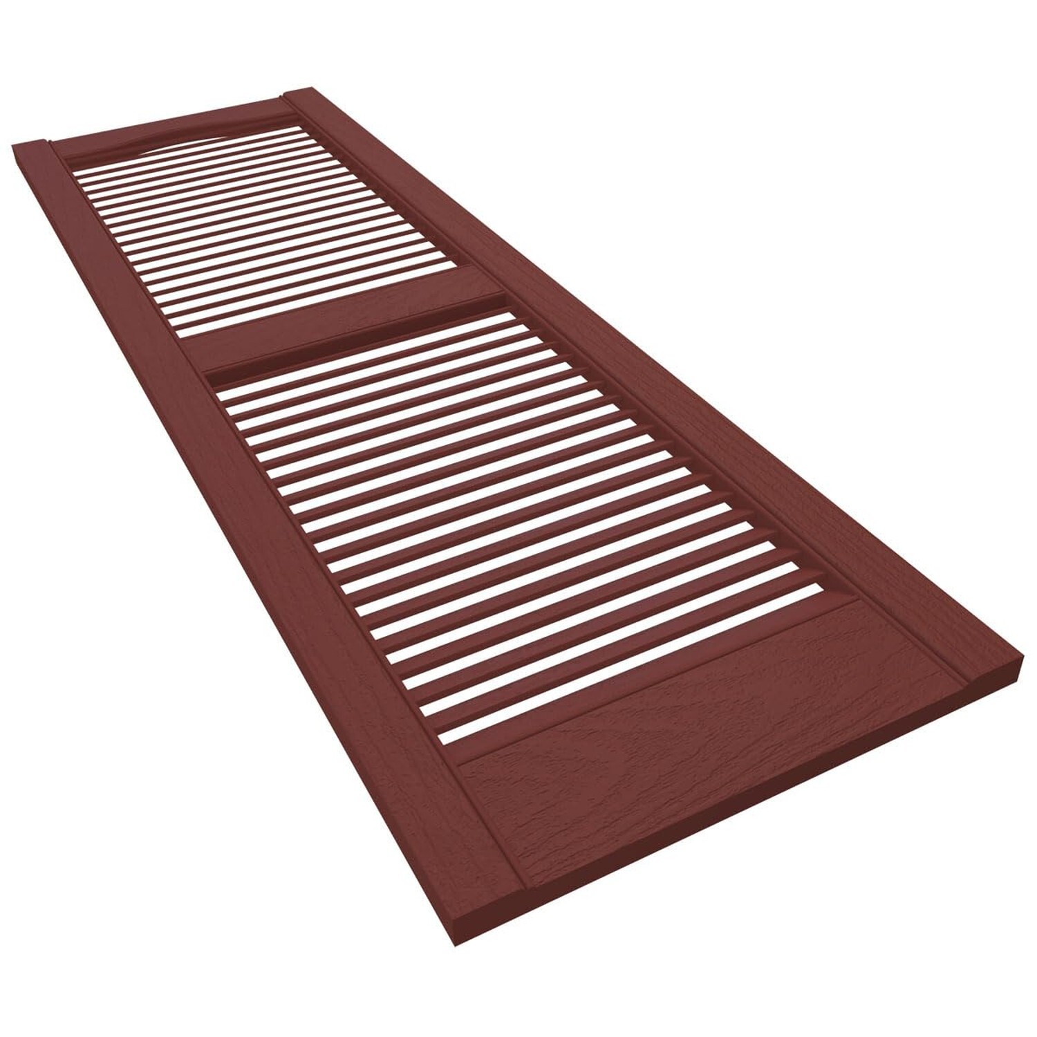 Ekena Millwork Lifetime Vinyl LL1S12X06400RD Standard Cathedral Top Center Mu...