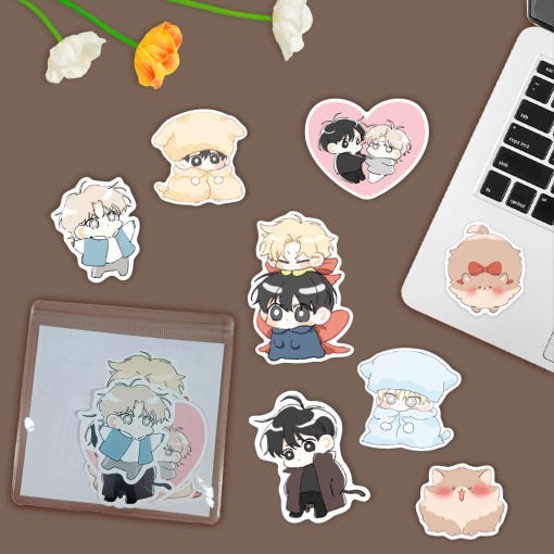 Webtoon MD [ A World Without You 네가 없는 세계 ] Sticker Pack 스티커팩 (BEONGD343)